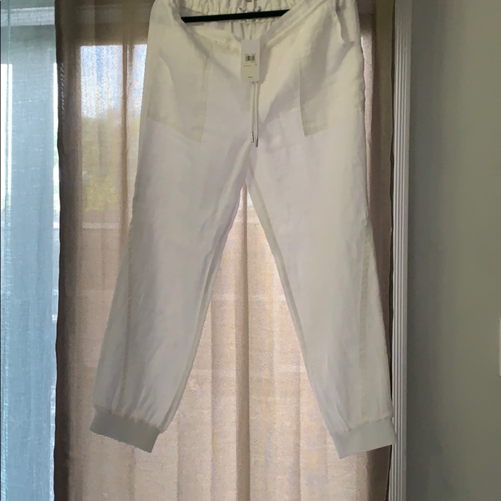 Guess nuewport linen women’s pants size L🌻